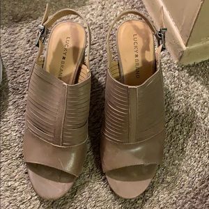 Lucky brand heeled sandals